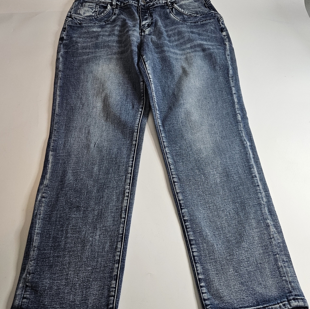 MISSLOOK Button Fly Jeans Women Large